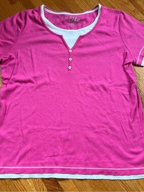 made for life Pink Short Sleeve Layered T-Shirt